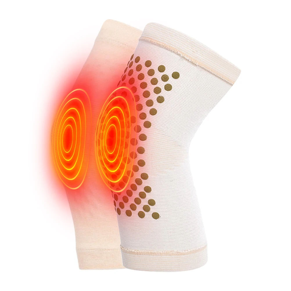 1 Pair Wormwood Self Heating Knee Braces Warm Knee Pads Sleeves Knee Brace Support Wormwood Self Heating Knee Braces