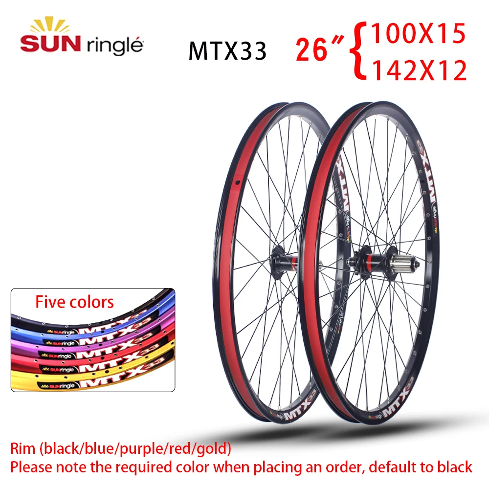 Sun ringle 26インチ36本組間組ホイール前後セット Amazon | SUNRingle 26/27.5/29インチ MTBホイール セット