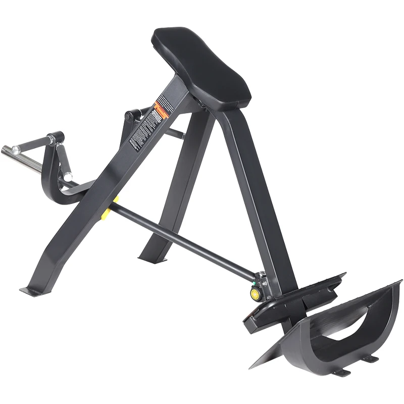 Rowing machine Horizontal pull back diagonal pull bar T-bar Lean over and hard Combined force Fitness equipment Exercise