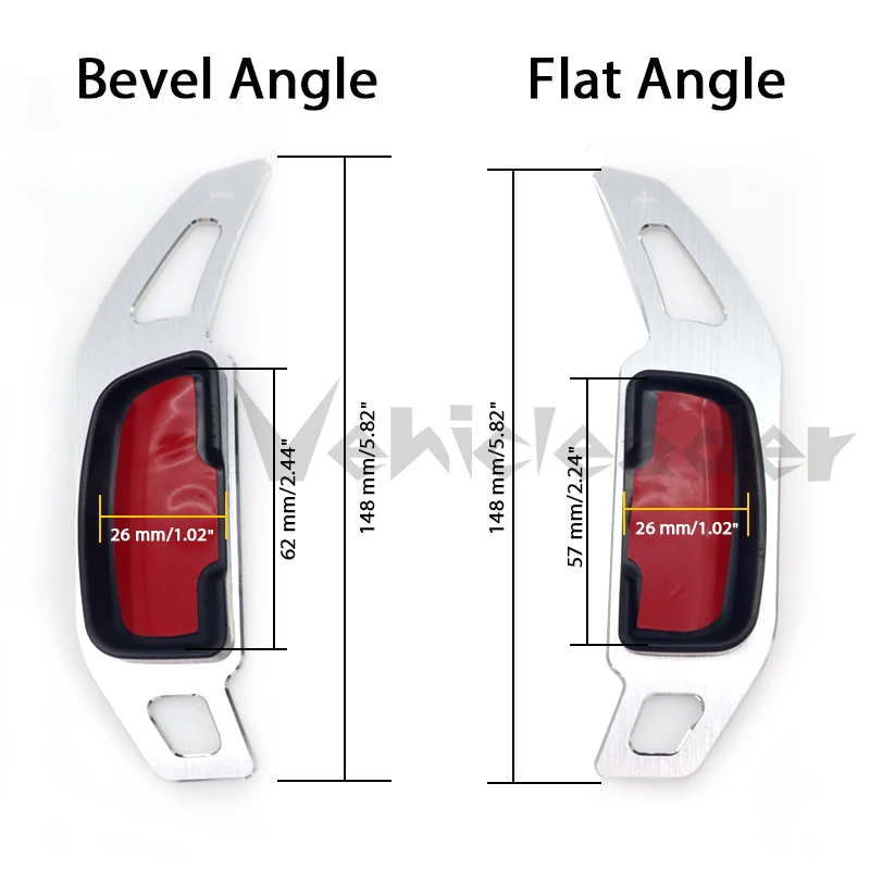 Schaltwippen Verlängerung Schwarz - Für Mercedes A/B/C/CLA/CLS/E-Klasse