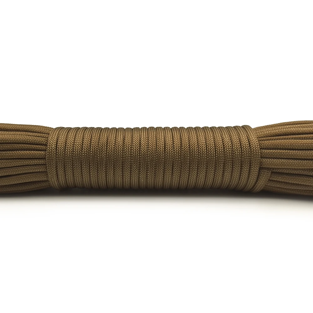 Paracord for Survival Parachute Cord Lanyard Camping Rope Hiking Clothesline Rope Dia.4Mm 5M/10M/31M Length 7 Stand Cores