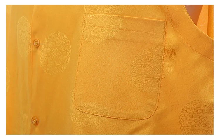 Summer Lama Vest Short Sleeved Tibetan Monk Clothes Short Jacket Vest Tibetan Missionary Monk Clothes
