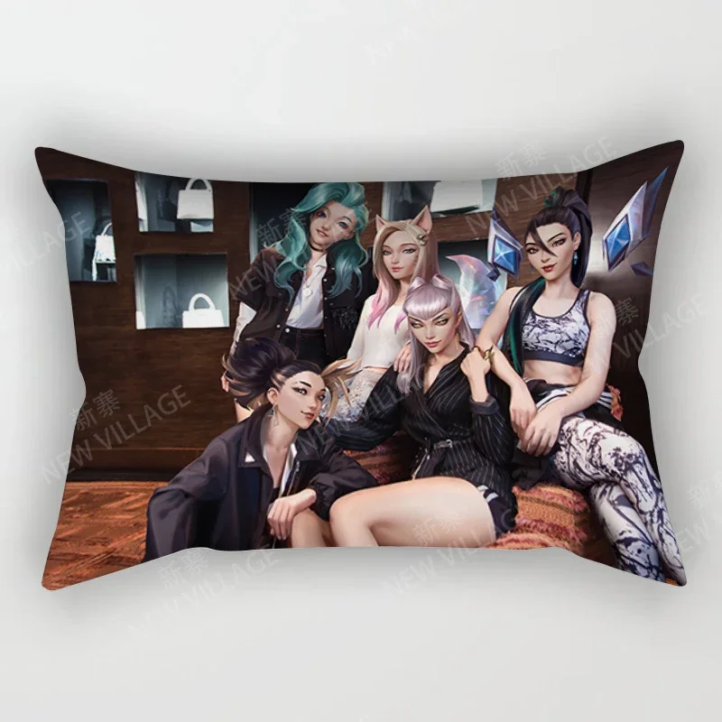 Nordic anime home decor 30*50cm throw pillow case sofa modern boho living room Cushion cover 30x50cm 40x60cm cute kawaii cartoon 6