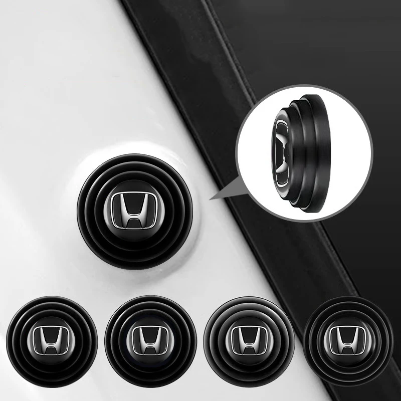 

4Pcs Car Door Shock Absorber Gasket Anti-collision Silicone Sticker Pads For Honda Civic Accord Fit City CRV Hrv Odyssey Jazz