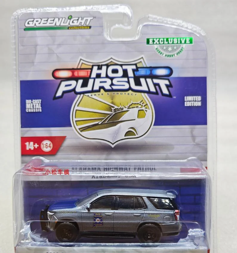 

GreenLight 1/64 2022 Tahoe police pursuit vehicle Collector Edition Metal Diecast Model Race Car Kids Toys Gift