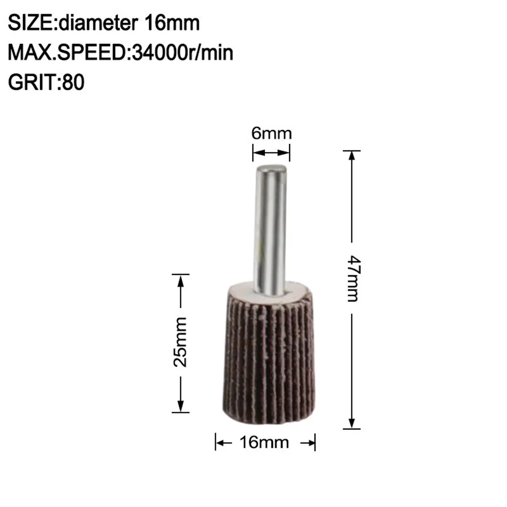 

Head Sanding Wheel 80 Grit Emery Cloth For Aircraft Model For Furniture For Handicrafts For Molds Molding Polishing