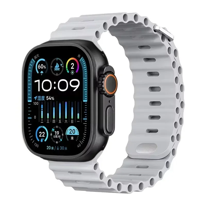 Ocean Silicone Watch Strap - Premium Durable Design for Comfort and Style