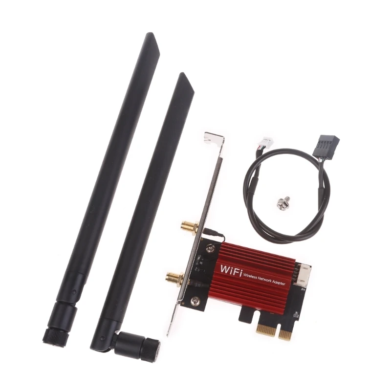 7260Ac 802.11Ac Adattatore Wi-Fi Pci-E Desktop 867Mbps Pci Express + Antenna Wifi