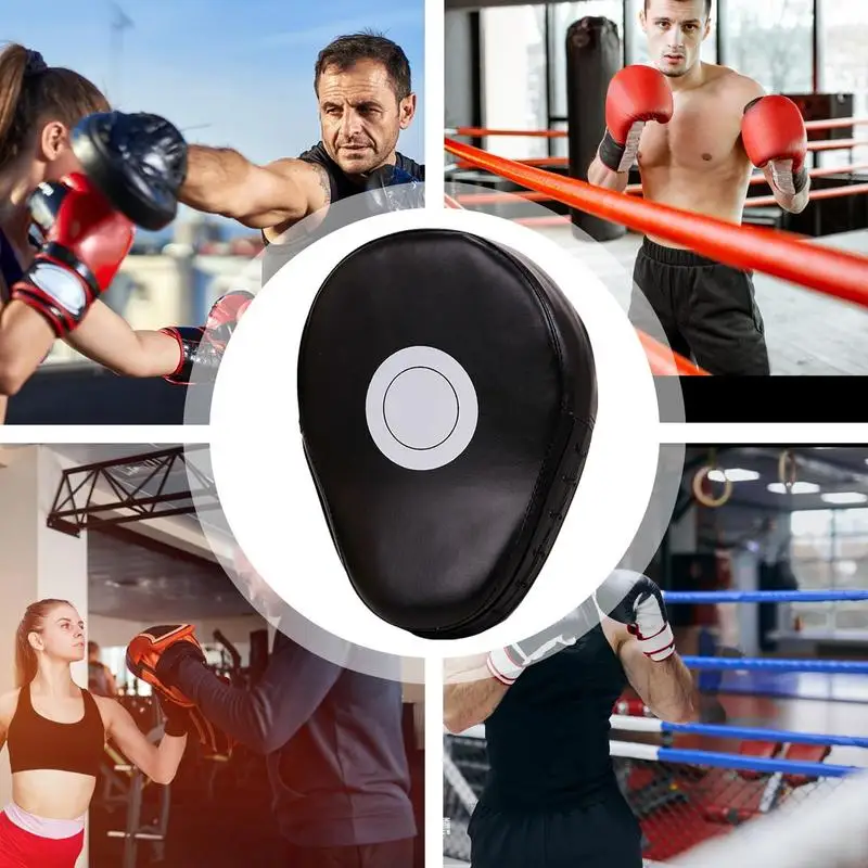 Boxing Pads Mitts MMA Pads Curved Thickened Boxing Mits Strike Pad Equipment Punching Mitts for Adults Kids Taekwondo