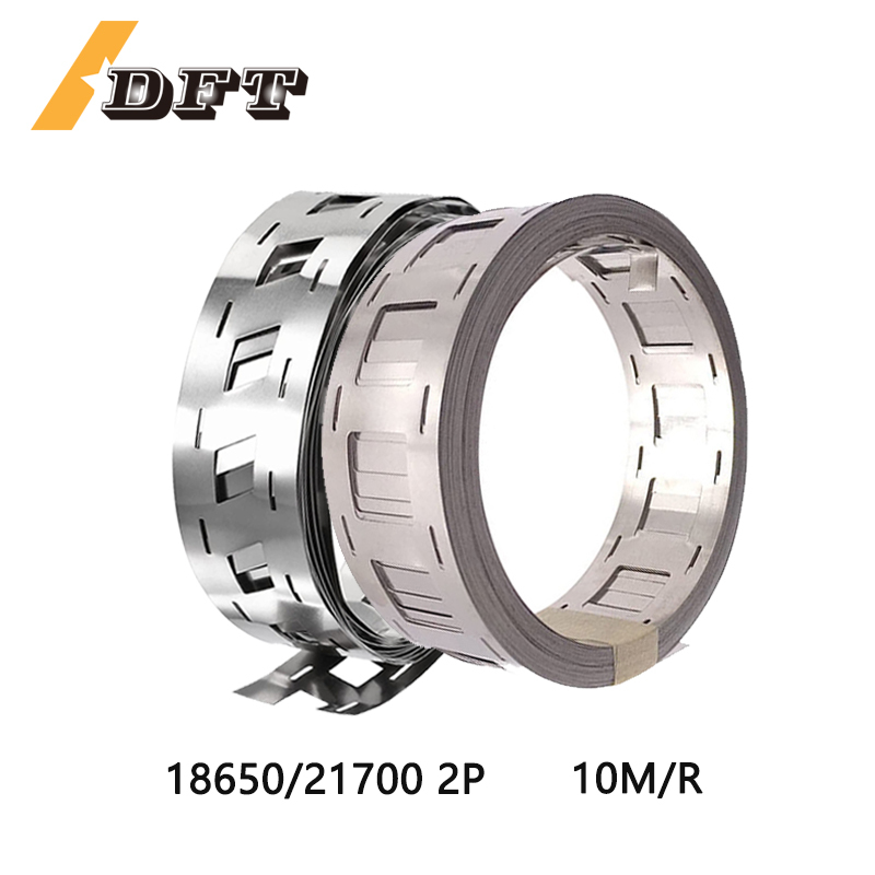 10M 2P 18650/21700 Nickel Plated Strips 0.15x27mm Spacing 20.2mm used for Batteries Spot Welding DIY Battery Pack