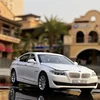 1:32 BMW 5 Series 535i Alloy Car Model Diecast Metal Toy Vehicles Car Model High Simulation Sound Light Collection Kids Gift 4