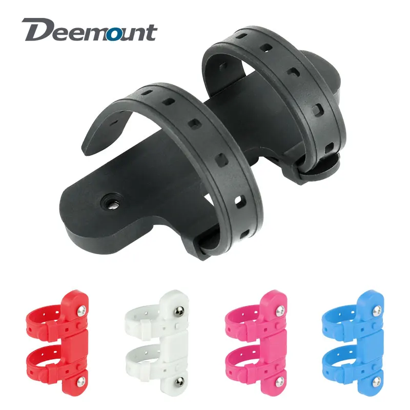 Bicycle Water Bottle Cage Wide Scope Elastic Silicone Gel Bandage Adaptor for Seatpost Fork Frame