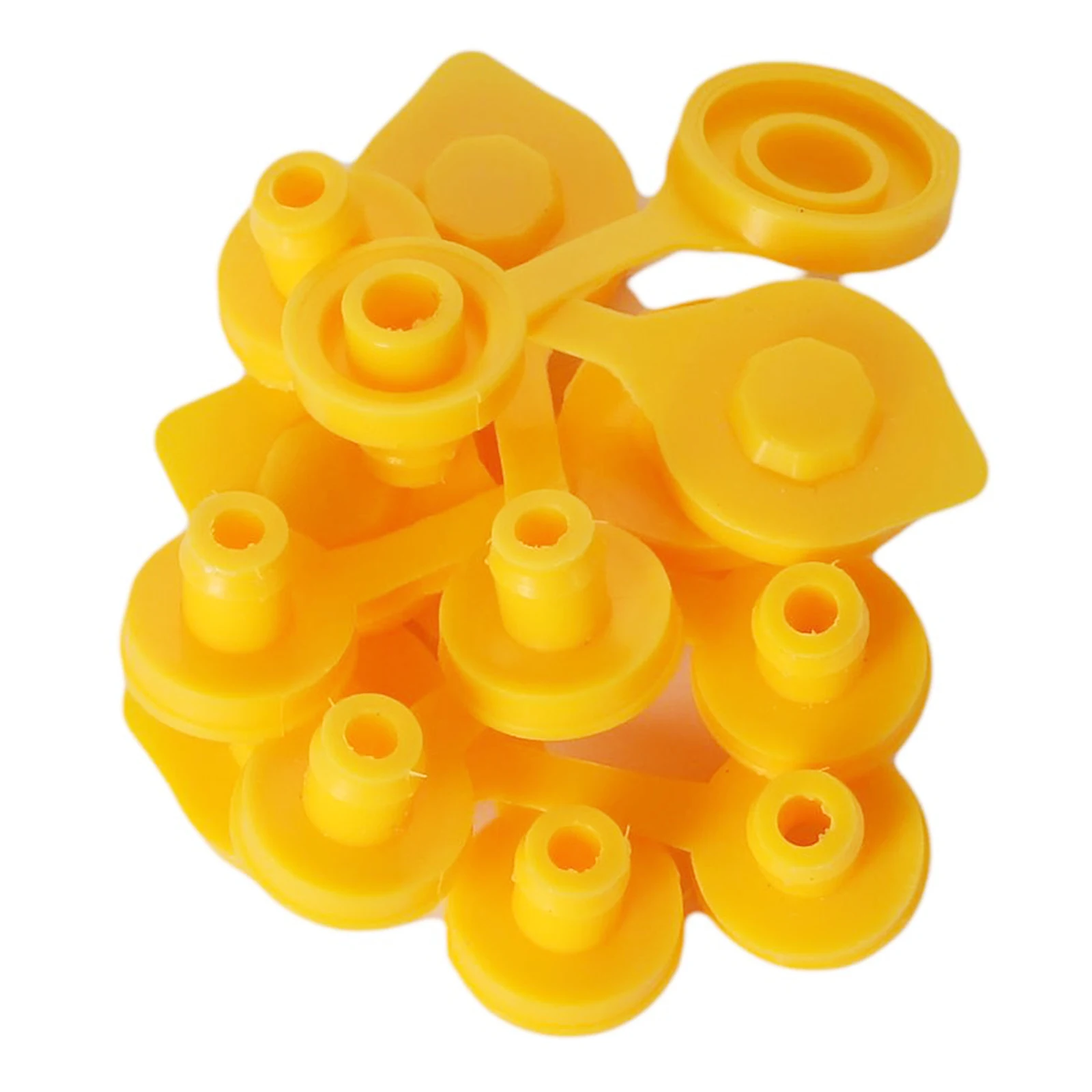 10pcs Yellow Gas Can Fuel Jug Vent Cap Plug Kit For Blitz/Korpin/Rotopax/Mace/Eagle High Quality Exhaust Cover Replacement Parts