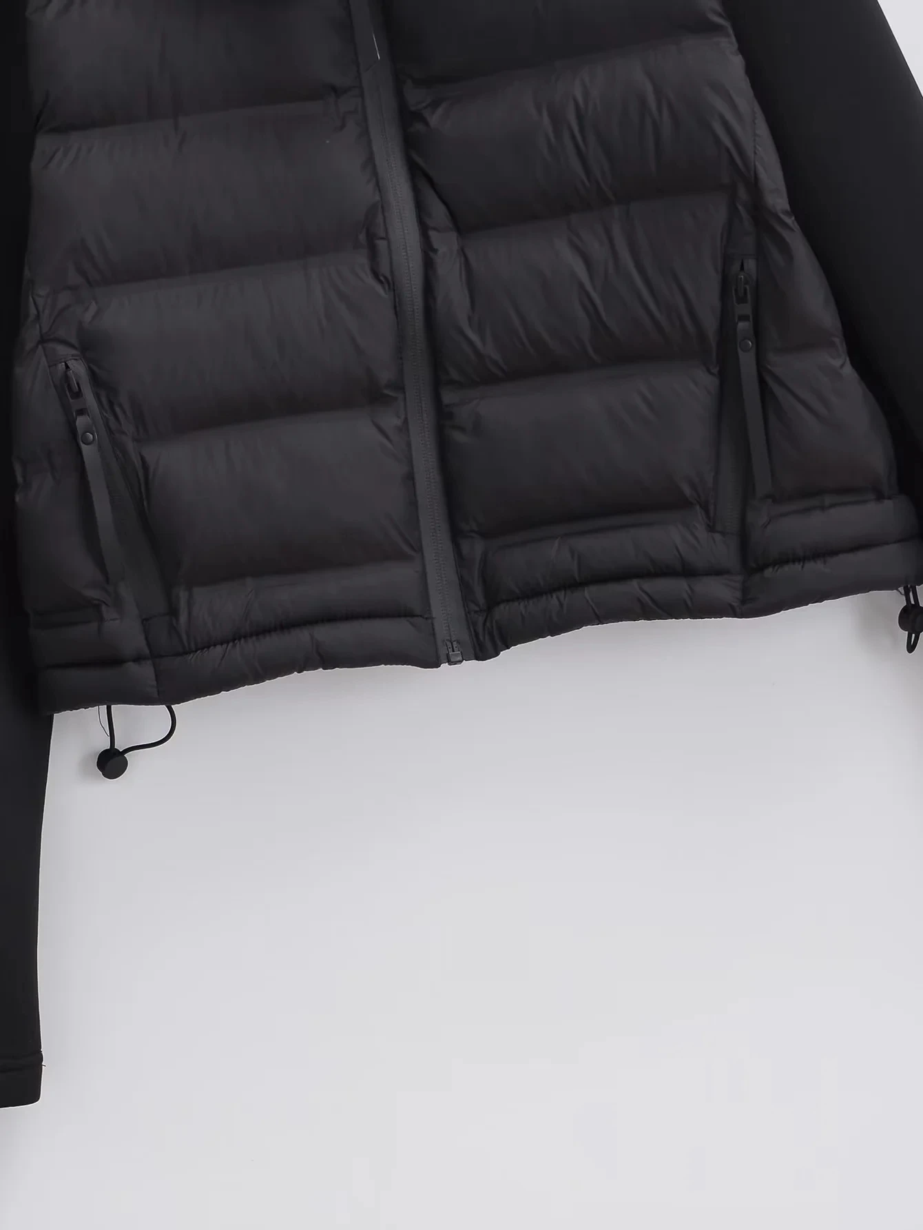 Casacos De Inverno Feminino szatrafins Woman's Jacket Coat Patchwork Cropped Long Sleeve Coat Armygreen Parkas Veste Femme Parki