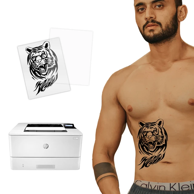 Km Transfer Temporary Tattoos For Men Women Kid Printable Clear Tattoo  Transfer Paper A4 10 Sheets Tattoo Printing Paper - Transfer Paper -  AliExpress