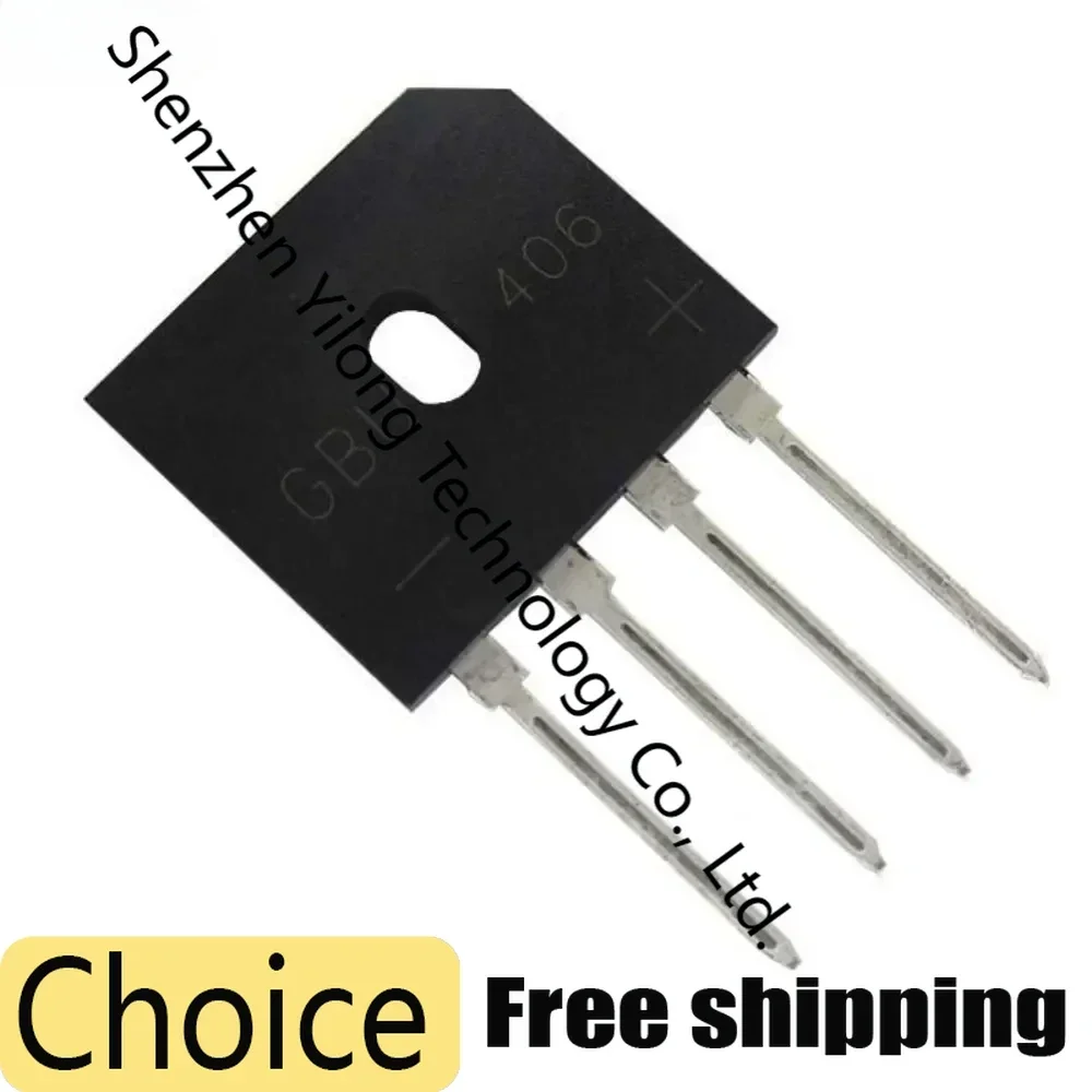 10pcs/lot GBU406 GBU408 GBU410 GBU606 GBU608 GBU610 Brand-new Rectifier bridge