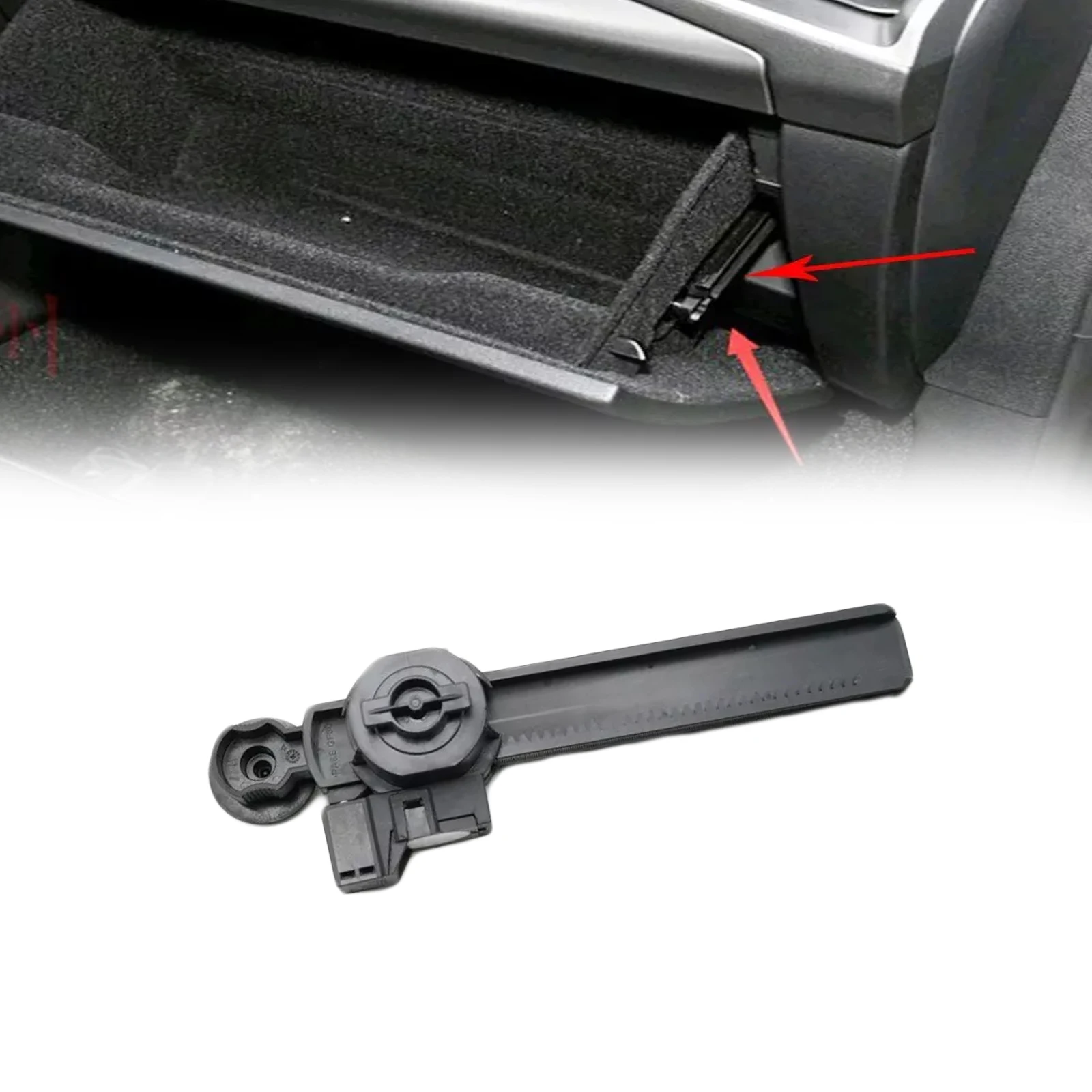 1pcs Car Glove Storage Box Support Damper EM2BA060C14AA For Ford For Edge 2015- Toolbox Hinge Glove Box Damper