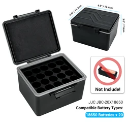 Waterproof Shockproof Battery Organizer and Storage Case (For 18650 Batteries)