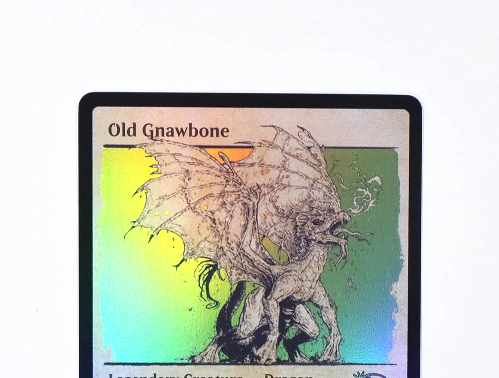 TCG Magical Proxy Game Cards Holo/Foil (Old Gnawbone) Gathering Board Game Deck Trading