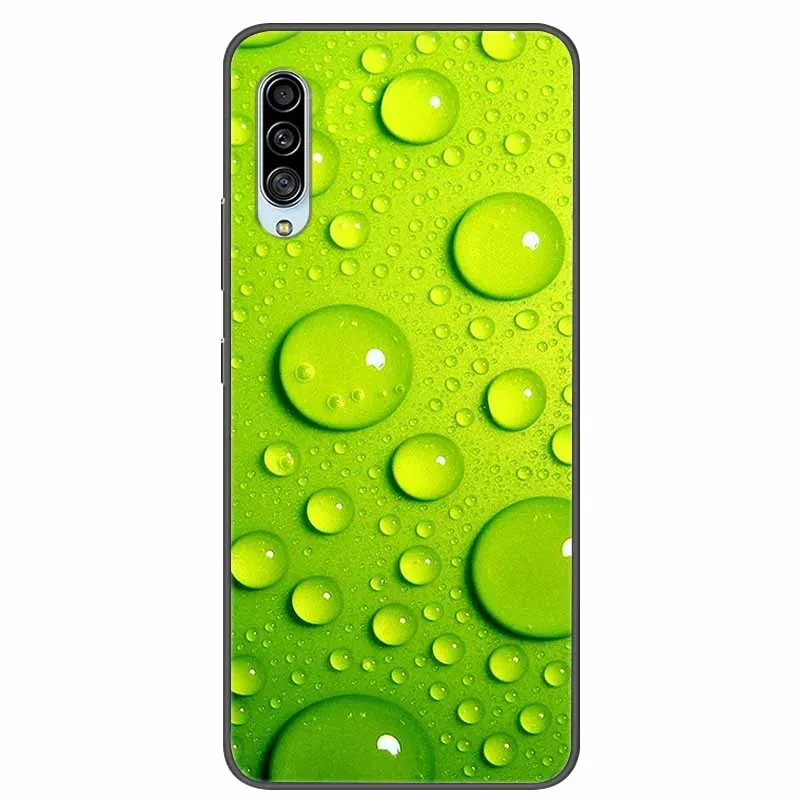 Sleek Black Fashion Soft TPU Silicone Phone Case for Samsung Galaxy A90 5G - 6.7