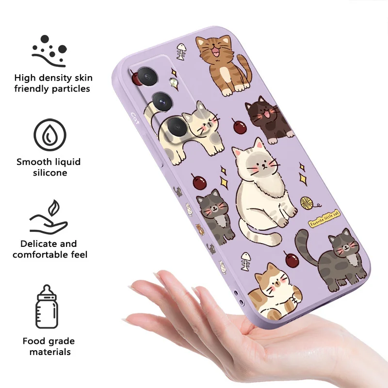 Adorable Cat-Themed Phone Case Cover
