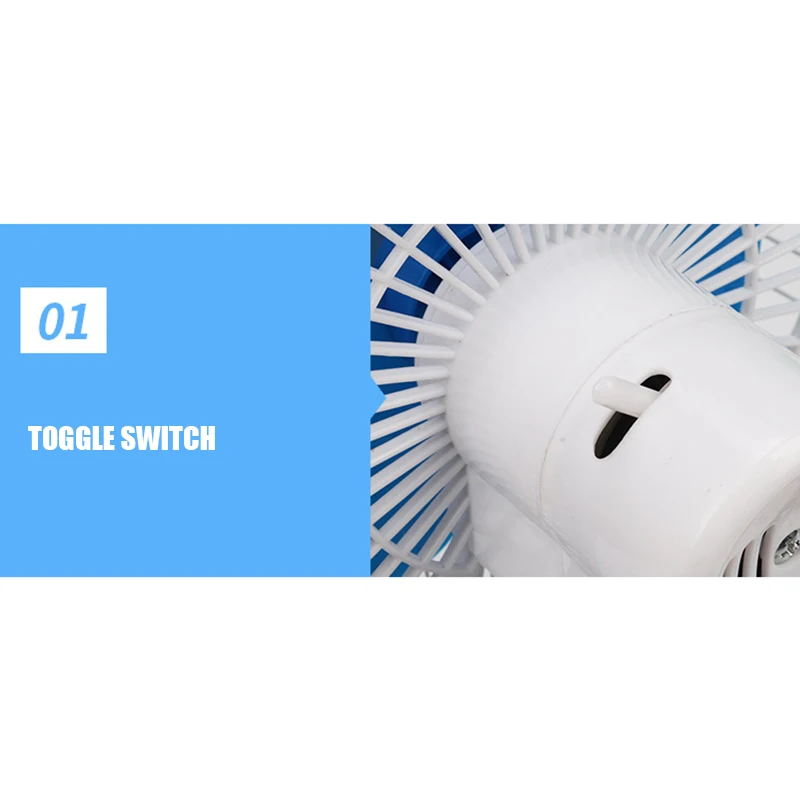 Portable Vehicle Auto Electric Car Fan 180 Degree Rotating Cooling Fan Low Noise Air Cooler Fan Strong Wind Cooling Cooler