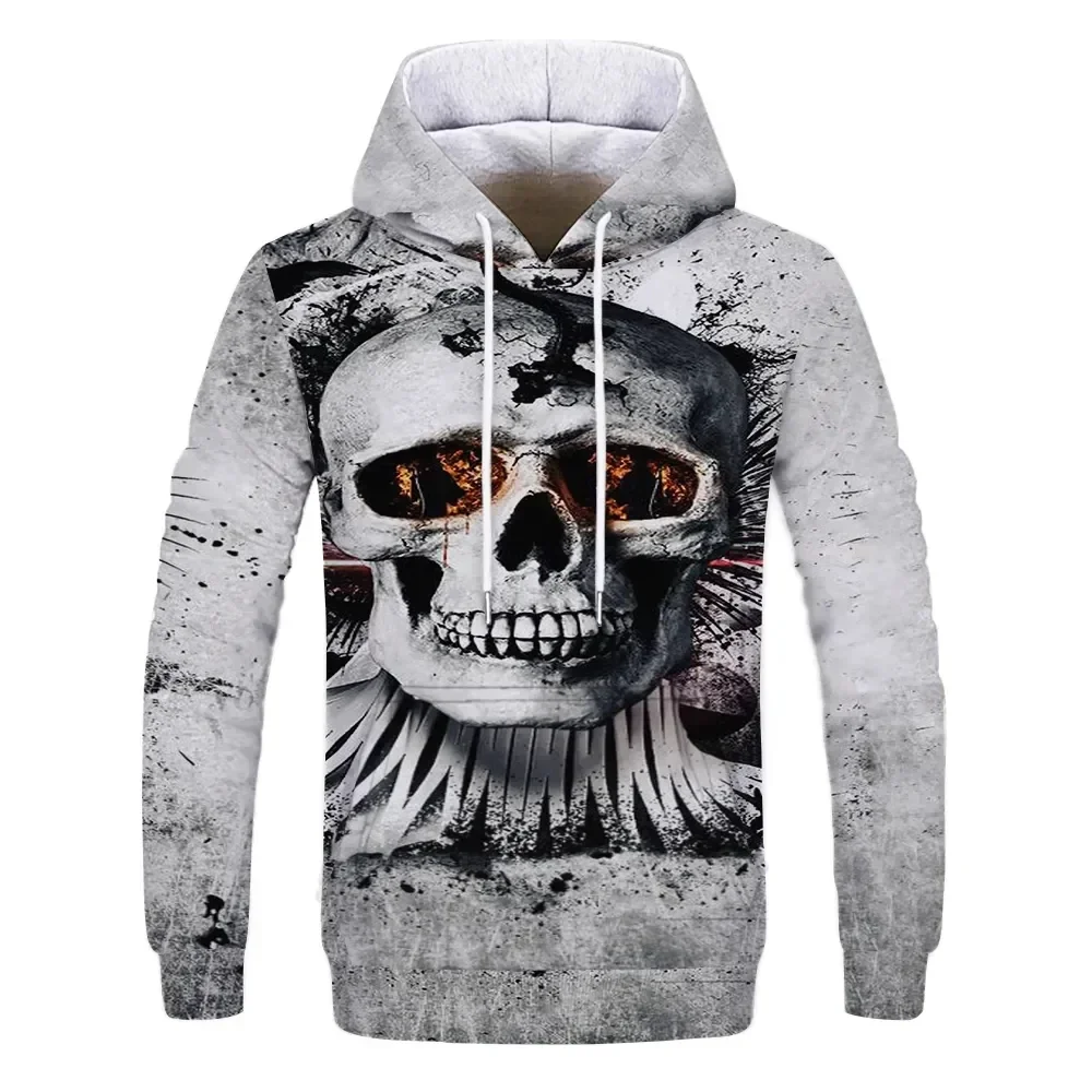 2023 new hot unisex sweatshirt 3d-printed flame hoodie pocket grey coat Men's casual hoodie Manufacturer promotion