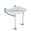 Wall-mounted Seats Shower Bench Flip-up Screw-in Bath Seat Adjustable Shower Bench Durable Support Space-saving Bath Seat 2