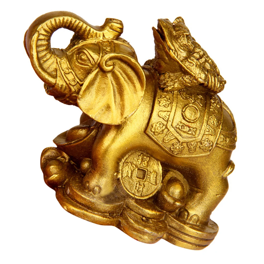 

Photography Prop Animal Adorns Elephant Figurines Craft Ornament Figure for Home