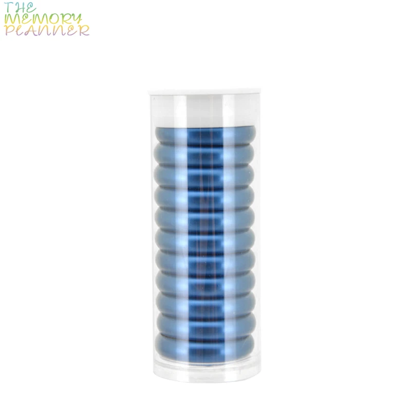 11pcs Metal 24mm Loose-leaf Notebook Mushroom Hole Binding Buckle Office Binding Ring Buckle Hand Binding Supplies