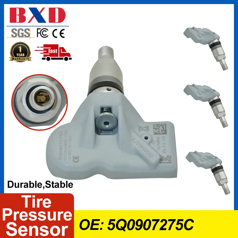 1-4PCS-Tire-Pressure-Sensor-5Q0907275C-For-BMW-320I-428I-528I-640I-750I ...