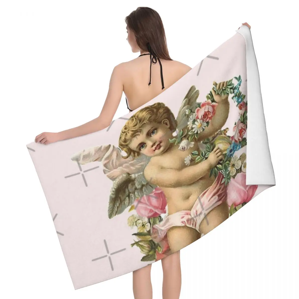 

Baby Angel 80x130cm Bath Towel Soft For Beach Souvenir Gift