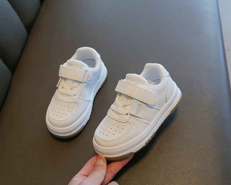 2024 Fashion Platform Shoes for Kids Girl All-white Sneakers Boys Casual  tenis Shoes Spring Autumn Vulcanized Shoes Child G03213