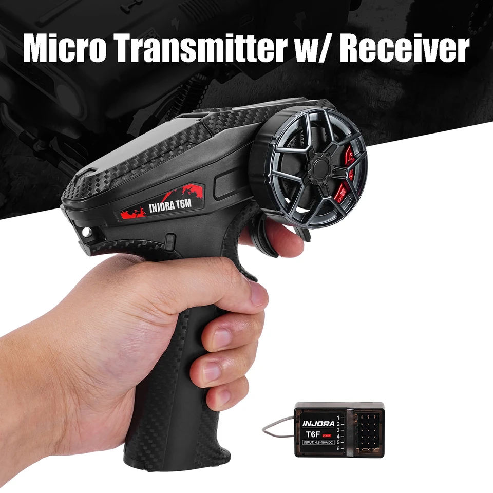 INJORA T6M 2.4GHz Digital Radio Micro Transmitter Remote Control