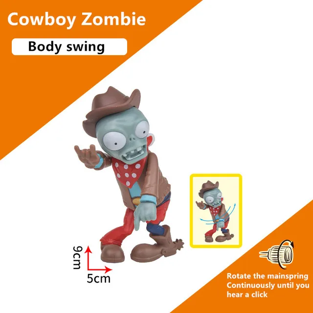 Plants Vs Zombies 2 Walking Zombie Ejection Toys Spring Brake Pvz