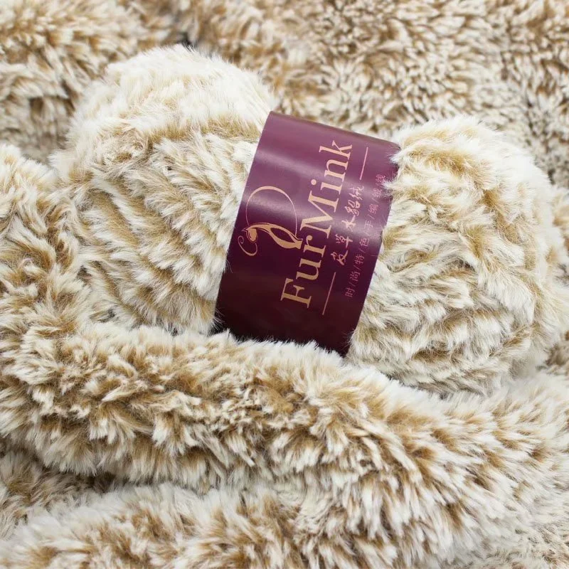 100g Faux Fur Yarn Hair Mohair Wool Cashmere for Hand Knitting Crochet Sweater Thread Baby Clothes Scarf Fur Mink Yarn
