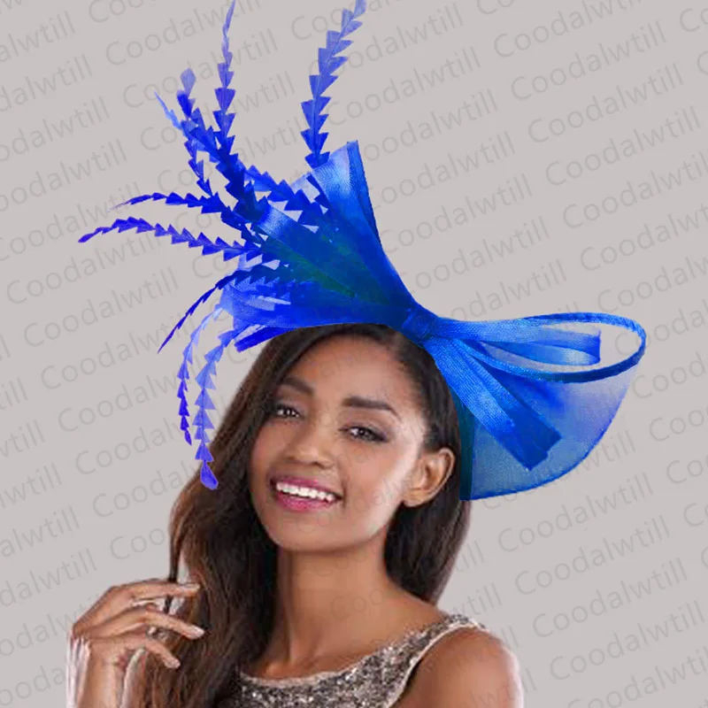 Caprilite Mix Swirl Fascinator Hut Auf Stirnband, Hochzeit, Ascot