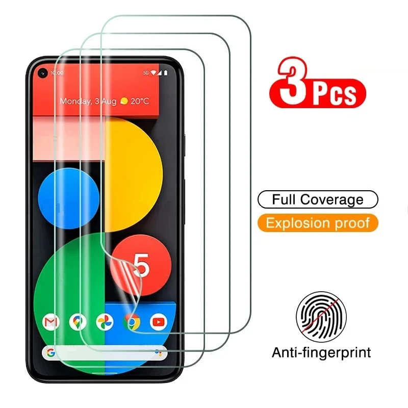

3Pcs Hydrogel Film For Google Pixel 6 7 7A 8 Pro Screen Protector Cover Film