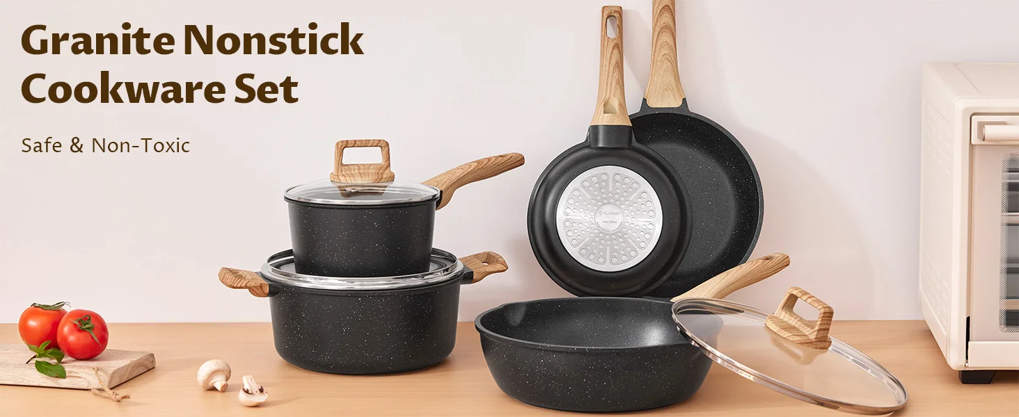 Bezia 10-Pc Induction Pans Set - image 1