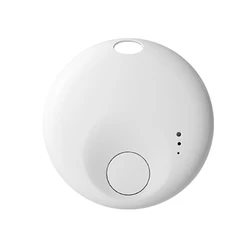 Universal Bluetooth GPS Tracker for Keys, Pets, & Bike with Google Find App Compatibility (White)