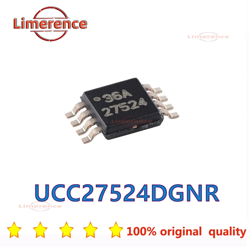 

10 шт. 100% Новый оригинальный UCC27524DGNR UCC27524 27524 строительные ворота управляемые IC