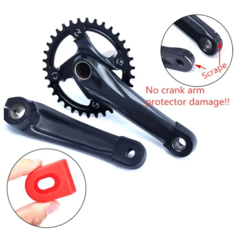 Protection De Manivelle Vélo – Paire De Protège-manivelles En Plastique Résistant – Noir – Universel Pour VTT Et Vélos