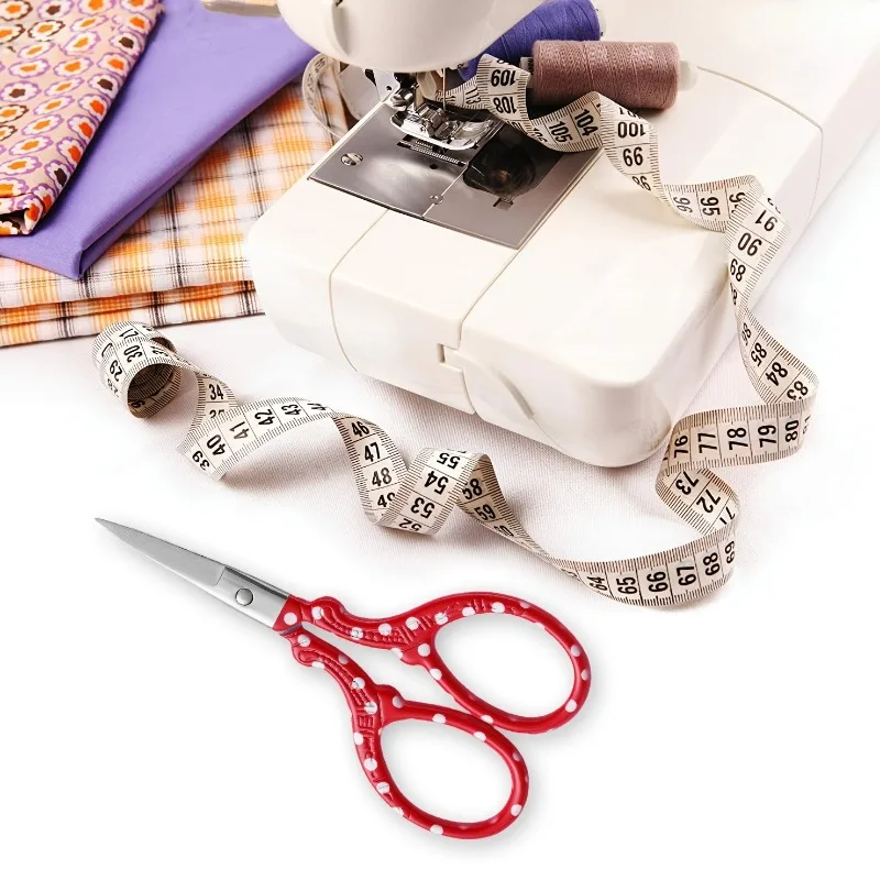 3.58in Embroidery Scissors Stainless Steel Stork Scissors 1pc For Crafting Sewing and Everyday Use
