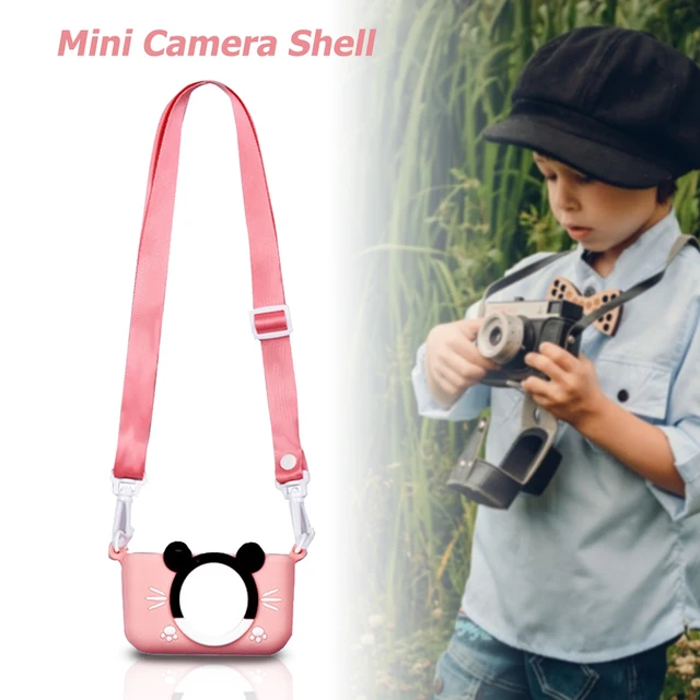 Kids Toys Camera Cute Cartoon Silicone Protective Case HD 1080P Video Digital Camera Toys for Children Kids Gifts 3