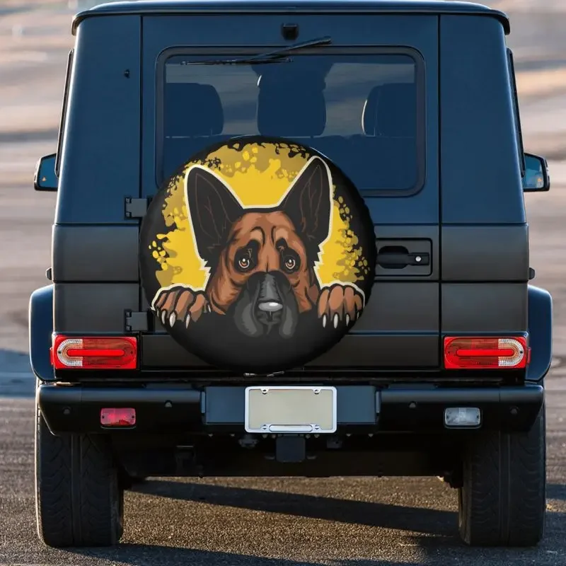 Love German Shepherd Ÿ�̾� Ŀ��, 4WD 4x4 SUV �� ����� �� ��ȣ��, �̾���� �����ο� ����, 14 15 16 17