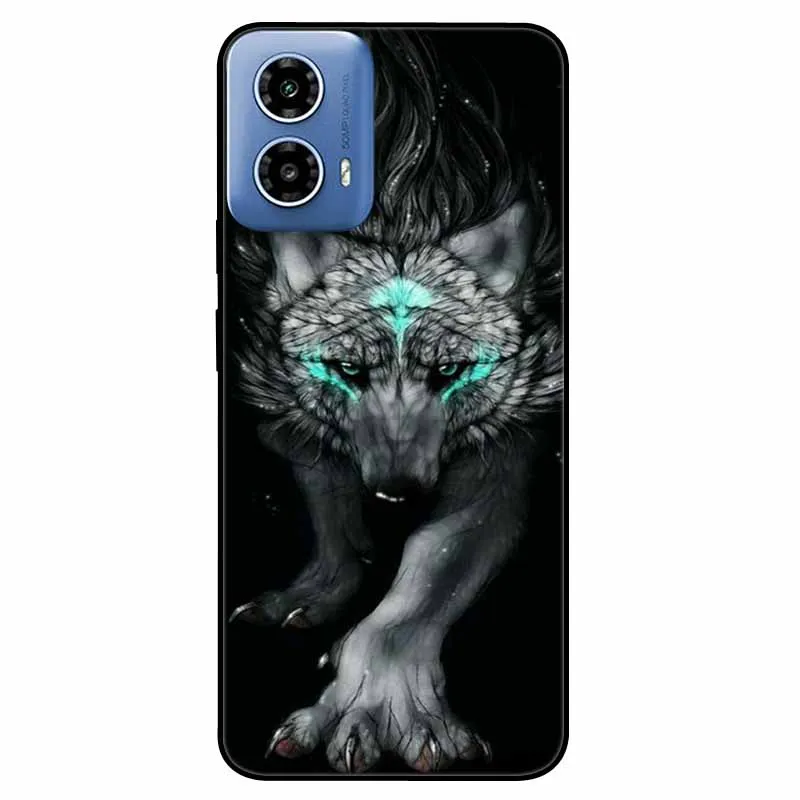 Soft Silicone Fashion Animals TPU Bumper Luxury Phone Case with Painted Design