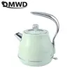 DMWD 1500W 220V Retro 304 Stainless Steel Electric Kettle 1.5L Portable Travel Water Boiler Coffee Pot 2
