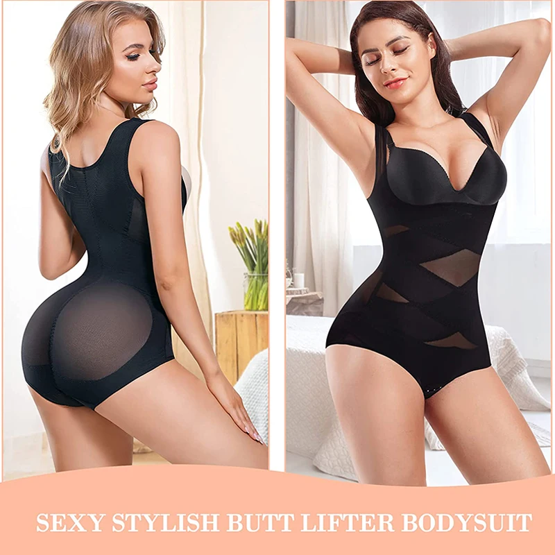Body Shaper Tummy Control Butt Lifter Women Shapewear Bodysuit Slimming Belly Waist Trainer Postpartum Underwear