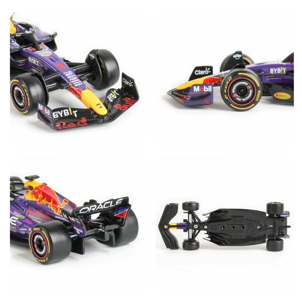Bburago 1:43 Red Bull F1 Rb19 Las Vegas Miami 1 Verstappen 11 Perez Alloy Scaled Die-Cast Car Model Toys Collection Kid Gift 3