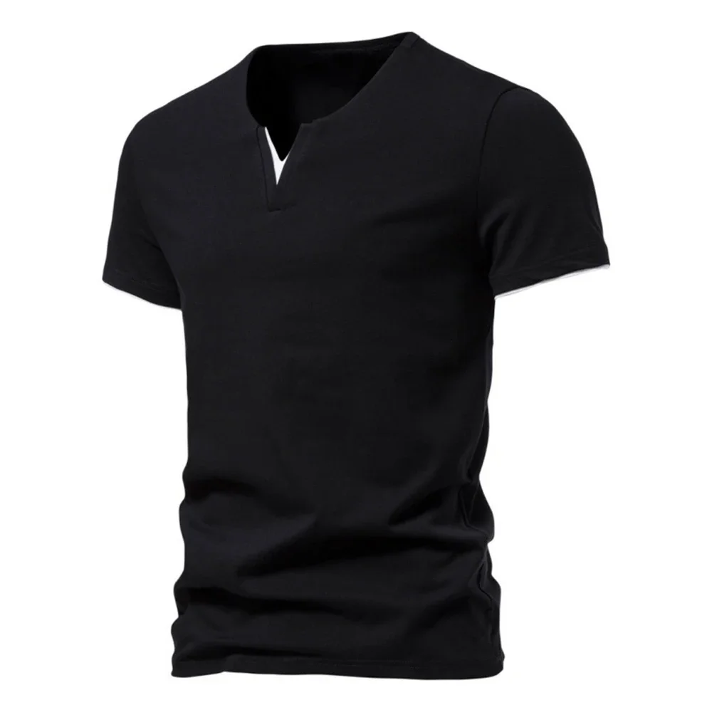 Men’s Henley V-Neck T-Shirt 2